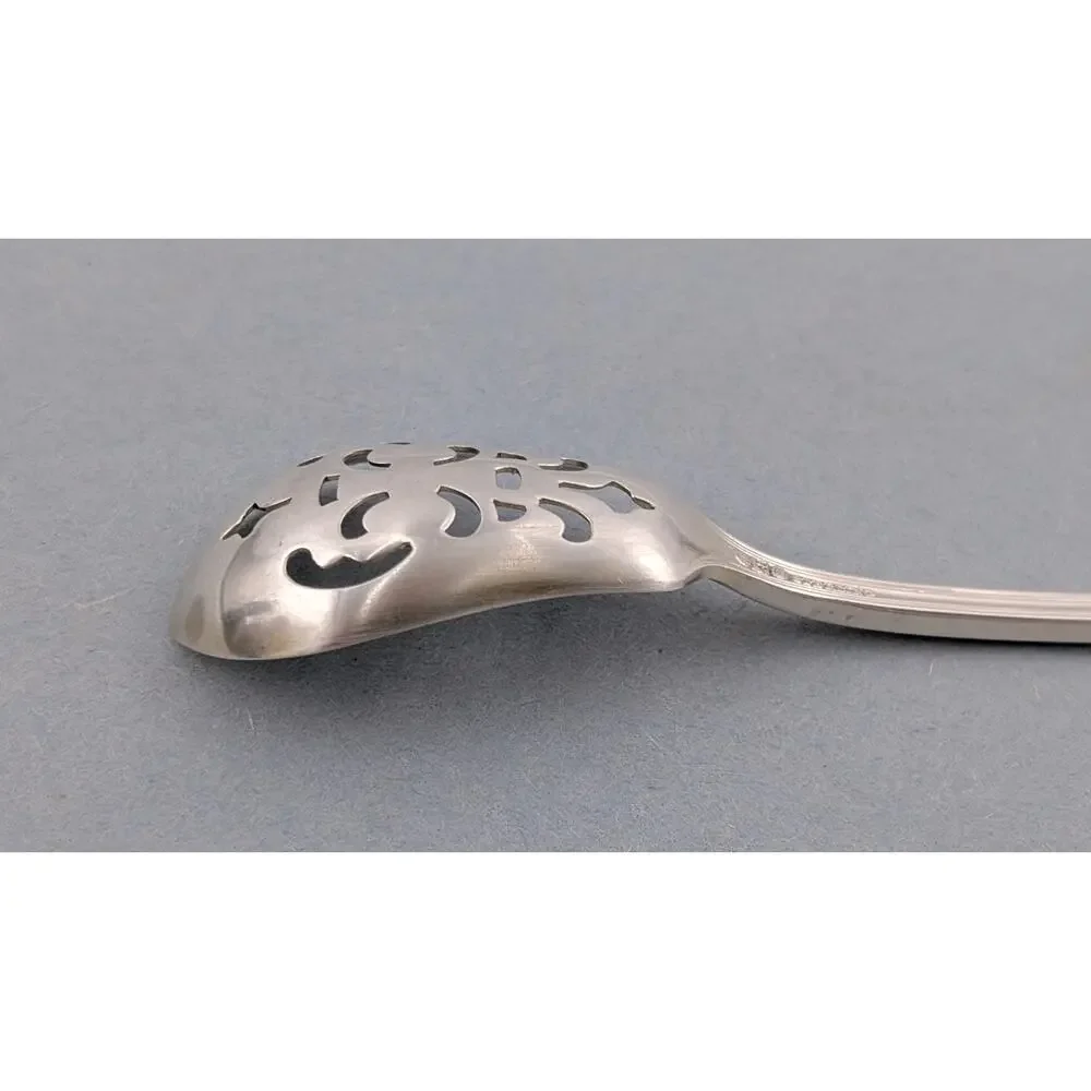 Gorham Sterling Silver Plymouth Olive Serving Spoon Pierced 5-3/4